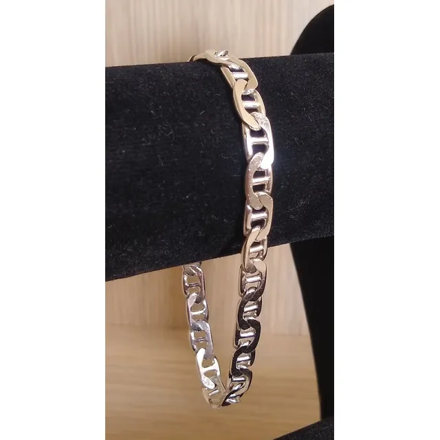 Pulsera De Plata Esclava Modelo Gucci Para Caballero