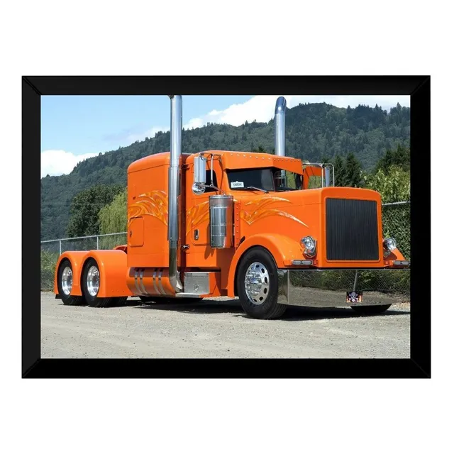 Quadro Decorativo Caminhão Customizado Peterbilt 389