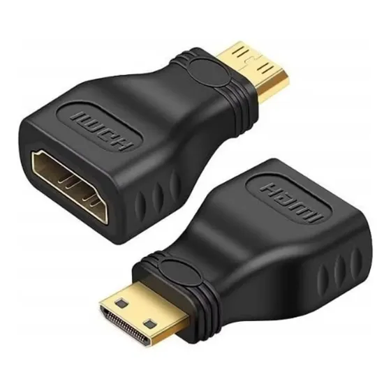 Convertidor Adaptador Hdmi Hembra A Mini Hdmi Macho Smartv