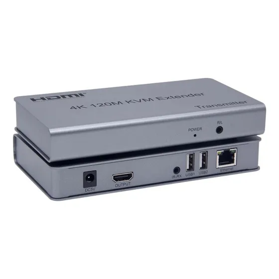 Extensor Hdmi Kvm 2k-4k 120mt Com Extensor Ip