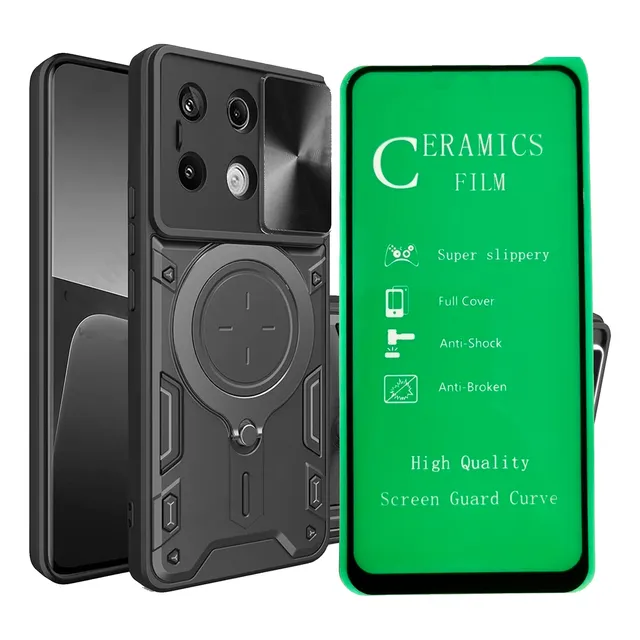 Funda Estuche Antichoque Reforzado + Protector De Pantalla Para Xiaomi (hidrogel O Vidrio Cerámico)