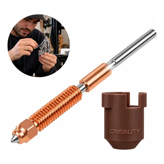 Boquilla Creality Unicorn 0.2mm K1c Ender 3 V3 Con Calcetin