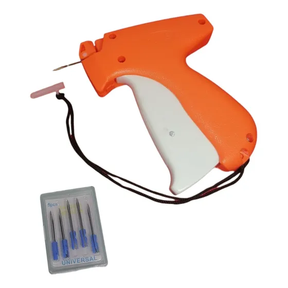Pistola Etiquetadora Ropa + 500 Pines Plastiflecha+5 Agujas