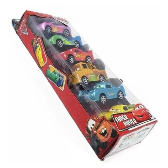 Set X6 Carros Cars Mate Personaje Juguete