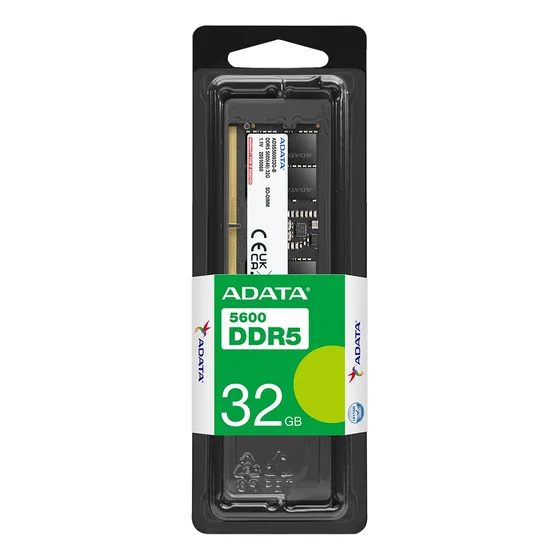 Memória Sodimm Adata 32gb Ddr5 5600Mhz para notebook