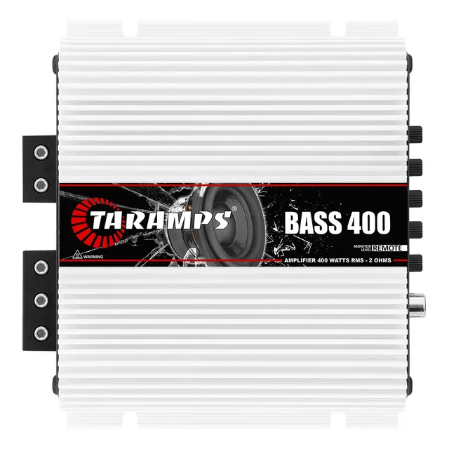 Modulo Taramps Bass 400 Amplificador 400 Rms Subwoofers 400watts Graves Subgraves Som Automotivo