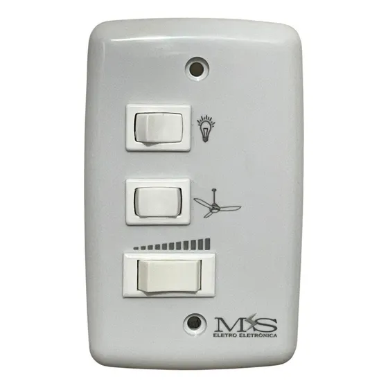 Controle Chave Ventilador De Teto Com Capacitor 3 Fios 127v Ms Eletro Eletrônica