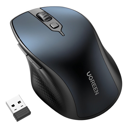 Mouse Bluetooth Sem Fio Ugreen Sensor 4000dpi 2,4g Azul Preto Mouse Bluetooth Sem Fio Ugreen Sensor 4000dpi 2,4g Azul Preto