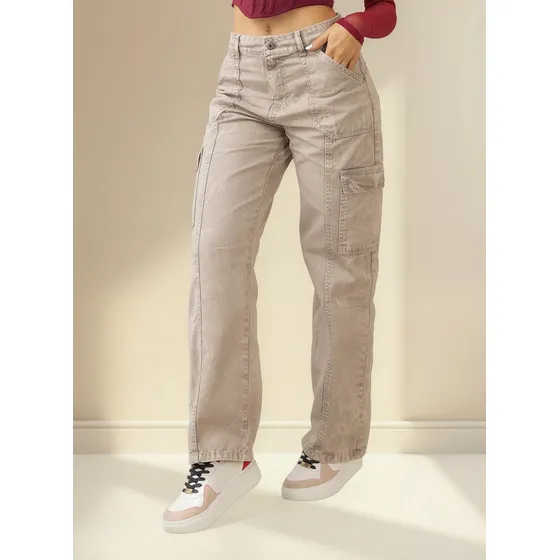 Jean Mujer Caqui Atypical 103247