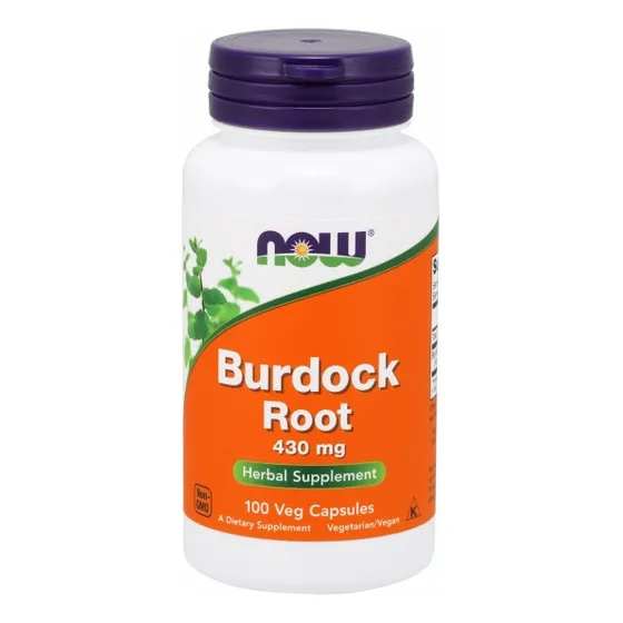 Raíz De Bardana Supplement Now Foods 100 Cápsulas (paquete D