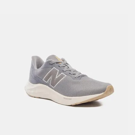 Tênis New Balance Masculino Fresh Foam Arishiv4 Marishiv4 Cinza Liso 40 Br