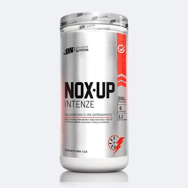 Nox Up Intenze 1000g Oxido Nitrico Pre Entreno Fisica Sabor Fruit Punch / Uva / Citrus Punch