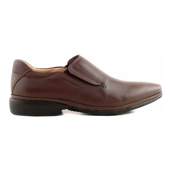 Zapato De Vestir Mocasin Cuero Anatomico Goma - Hccz01097