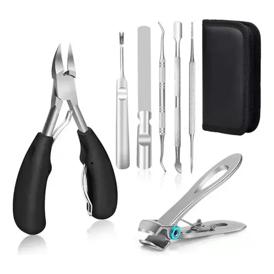Set De Pedicura Alicate Grande Para Uñas Gruesas Encarnadas