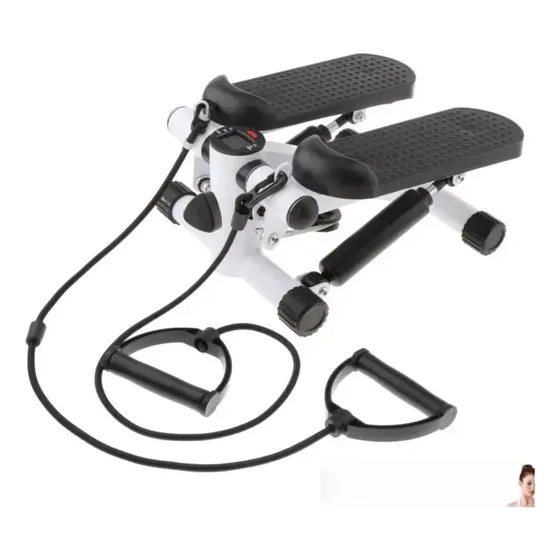 Simulador de caminar Mini Stepper Eps con ejercicios elásticos para piernas, glúteos y brazos