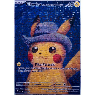 Rompecabezas De Pikachu With Grey Felt Hat Van Gogh Rompecabezas De Pikachu With Grey Felt Hat Van Gogh