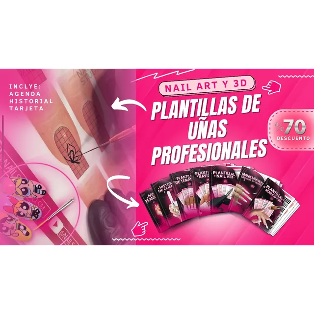 Plantilla Profesional ( Control Acrílico Y Nail Art ) 