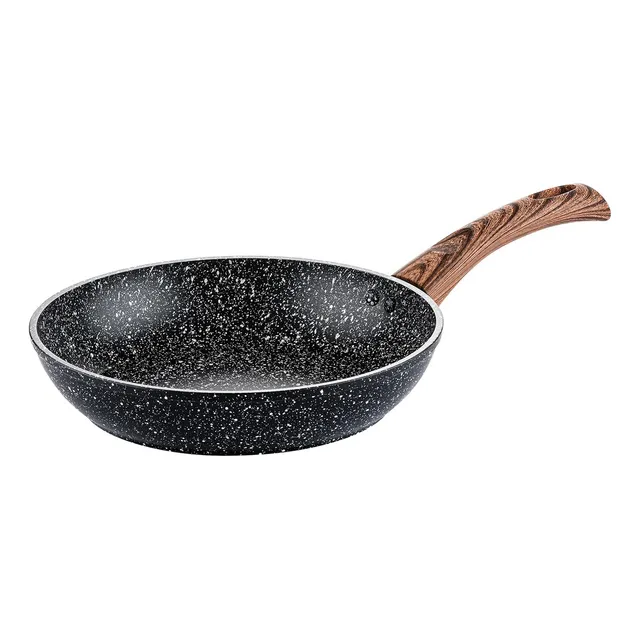 Westinghouse Sarten Antiadherente Marmol Negro Madera 26 Cm
