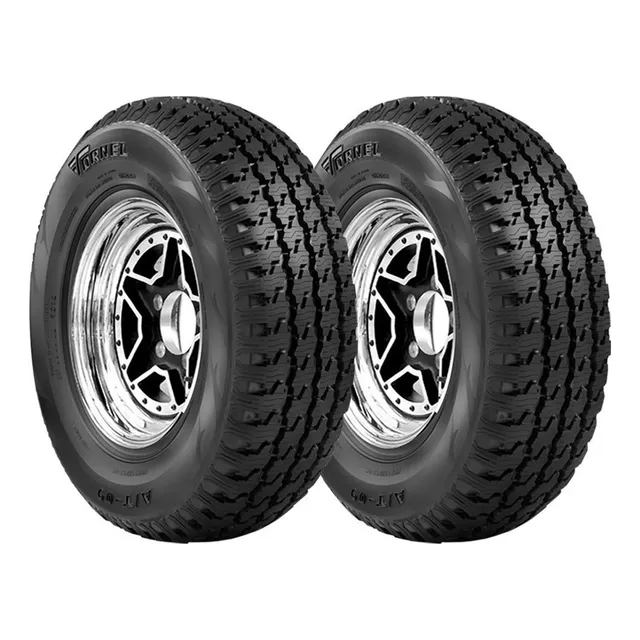 Paq. 2 Llantas 205/70r14 Tornel At09 6c Letra Negra 97q Msi