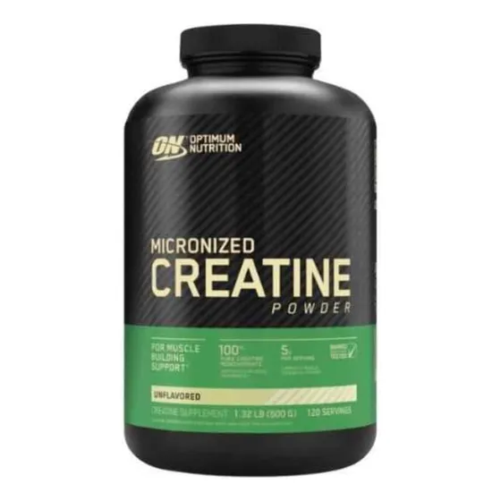 Creatina En Polvo De Optimum Nutrition, Sin Sabor, 600 Gramo