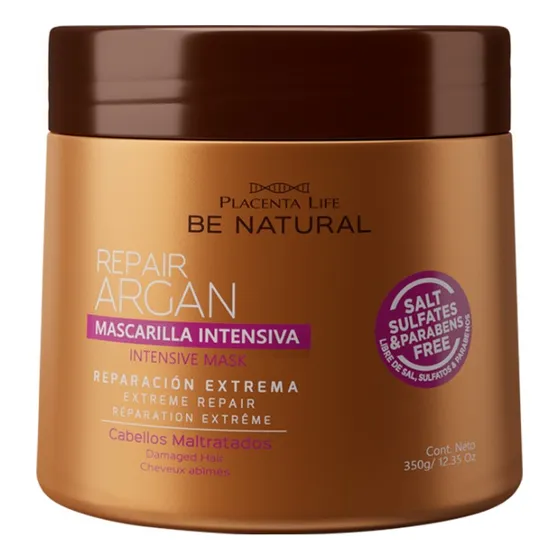 Mascarilla Repair Argán  Be Natural 350g