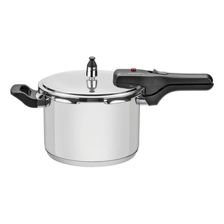 Panela De Pressão Inox Fundo Triplo Indução 4,5l Tramontina Panela De Pressão Inox Fundo Triplo Indução 4,5l Tramontina