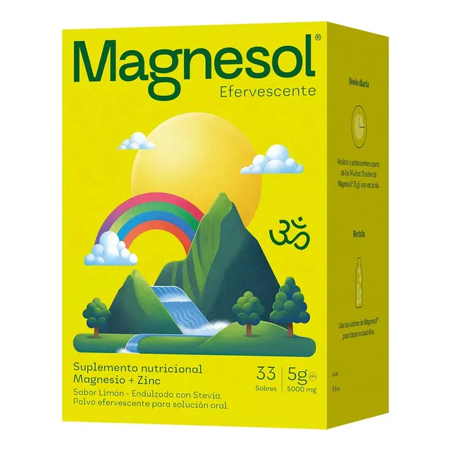 Magnesol Limón X 33 Sobres 5000 Mg Inc/envio