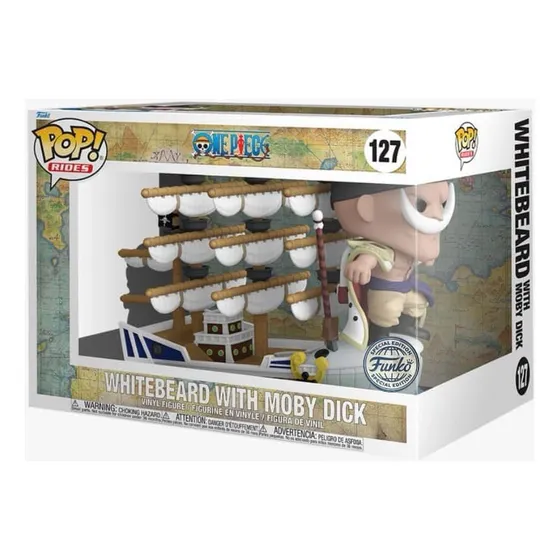 Funko Pop! Rides DLX One Piece Barbablanca Con Moby Dick 127