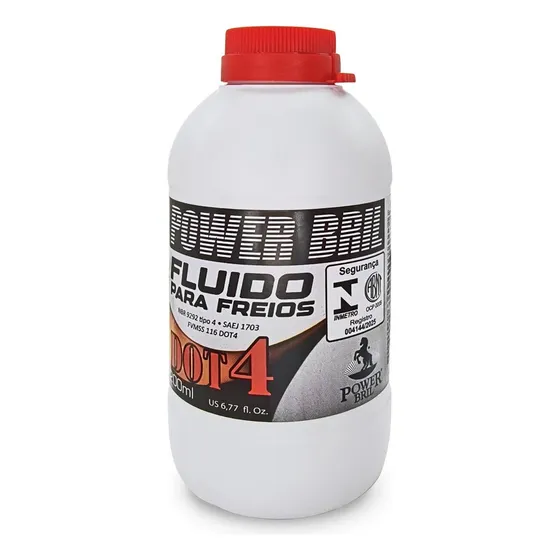 Fluido De Freio Power Bril Dot 4 200ml - Kit 24 Unid.