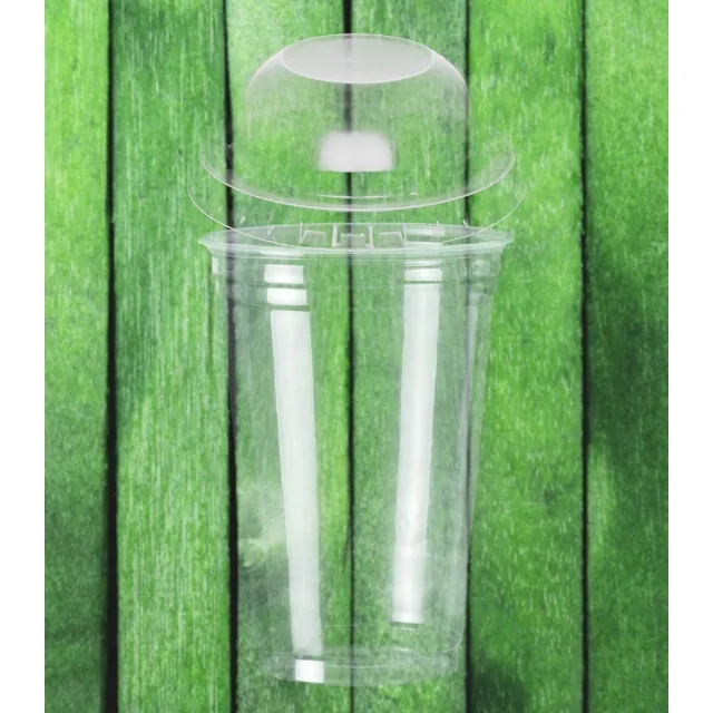 Vaso Descartable Tapa Domo Cerrado 550 Cc X 50