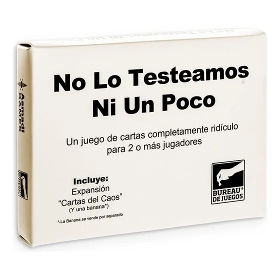 No Lo Testeamos Ni Un Poco - Juego De Mesa De Cartas - Buró