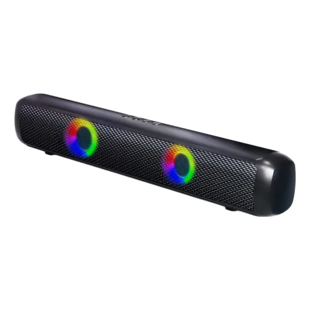 Barra De Sonido Bluetooth Recargable Rgb Et263