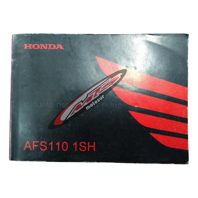 Manual Usuario Original Honda New Wave 110 13-17 Moto Sur