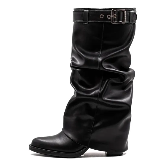 Bota Comoda De Cuero Vacuno Urbana Nigeria Modelo 1447 S