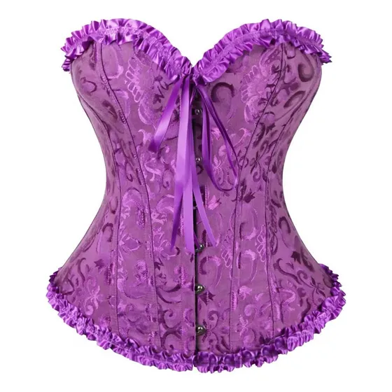 Corsete En Brocato Importado Modelo Shein