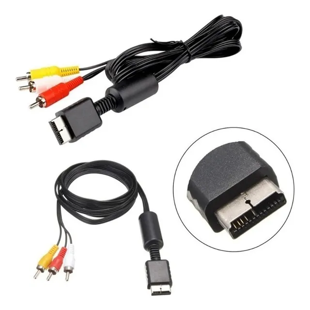 Cable Av Rca Ps1 Ps2 Ps3 Audio Y Video Play