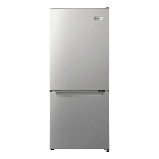 Refrigerador Bottom Freezer Frio Directo Lrb-140dfi Inox Gris