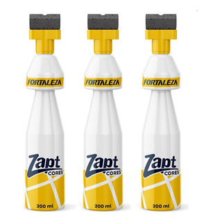 3x Zapt Tinta Para Rejunte 200ml - Cor Branca - Fortaleza 3x Zapt Tinta Para Rejunte 200ml - Cor Branca - Fortaleza