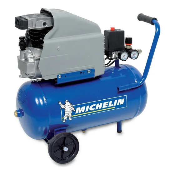 Compresor De Aire Michelin 99201 24lts Motor 2hp Color Azul