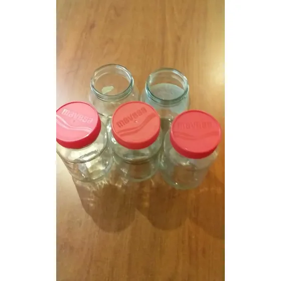 Frascos Vasos De Vidrio De Mayonesa 500gr