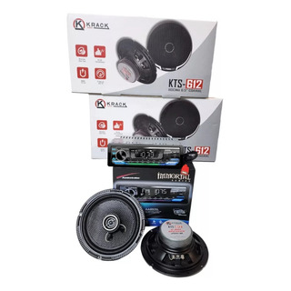 Estereo Un Din Audiobahn Aa850sl+4 Pz Bocinas Krack 6.5+ Usb Estereo Un Din Audiobahn Aa850sl+4 Pz Bocinas Krack 6.5+ Usb
