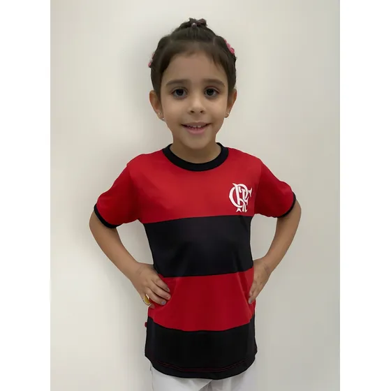 Camisa Flamengo Infantil Licenciada Oficial Revedor Fl0365b