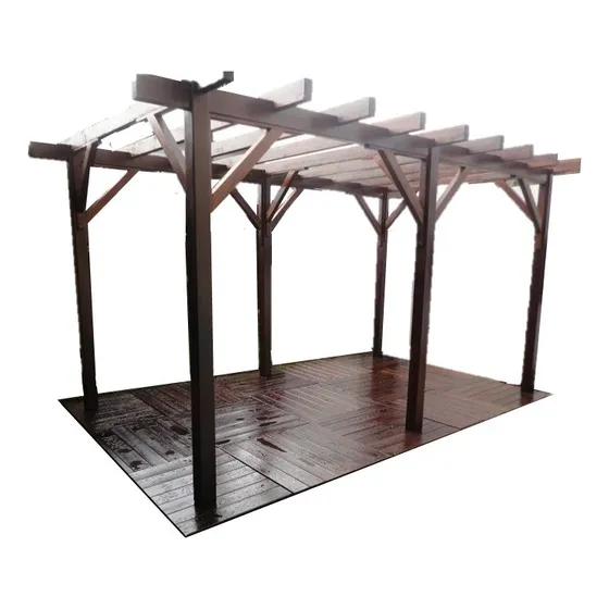 Pergolado Amazon Totem 6m X 3m Madeira De Lei Sem Os Decks