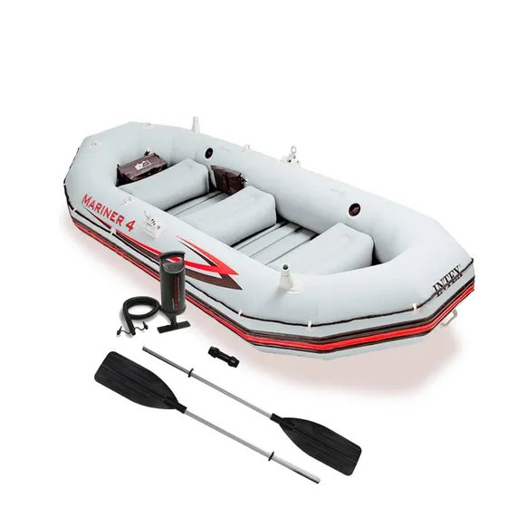 Bote Inflable Gomon Intex Mariner 4 Set De Remos De Aluminio