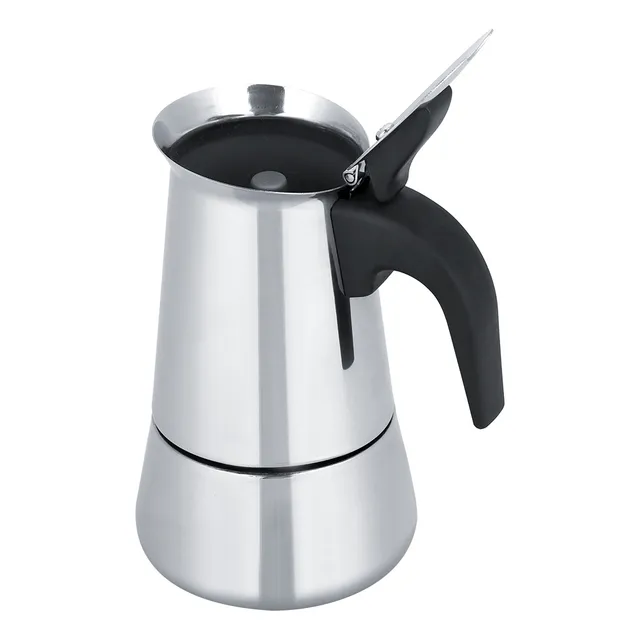 Cafetera Portátil De Acero Inoxidable Moka Espresso