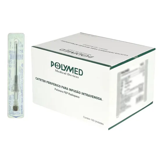 Body Piercer 18g  Cateter  Com 100 Unid.