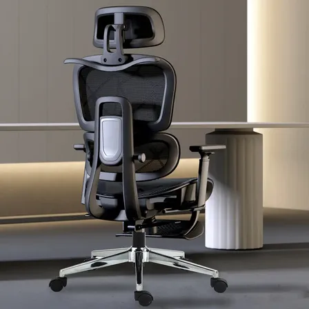 Cadeira Ergonômica Escritório Reclinavel Confortavel Cadeira Gamer Preto Esponja