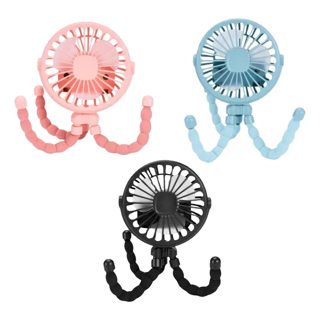 Mini Ventilador Portatil Recarregavel Articulado Infantil