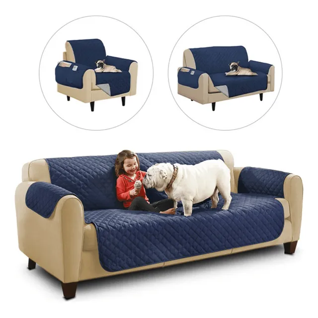 Set Cobertores Reversible Para Muebles 3 + 2 + 1 Cuerpo