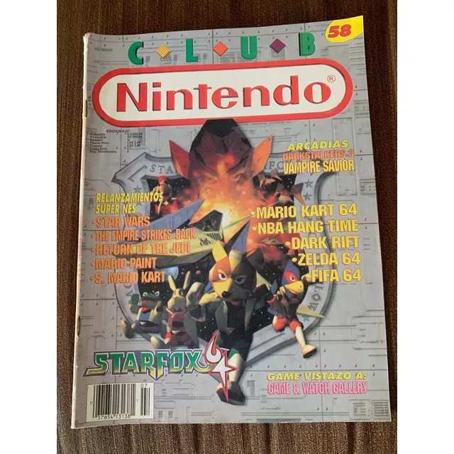 Revista Club Nintendo 58